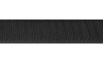 лента крючковая 25 мм черная