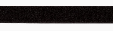 Лента петельная 25 мм черная